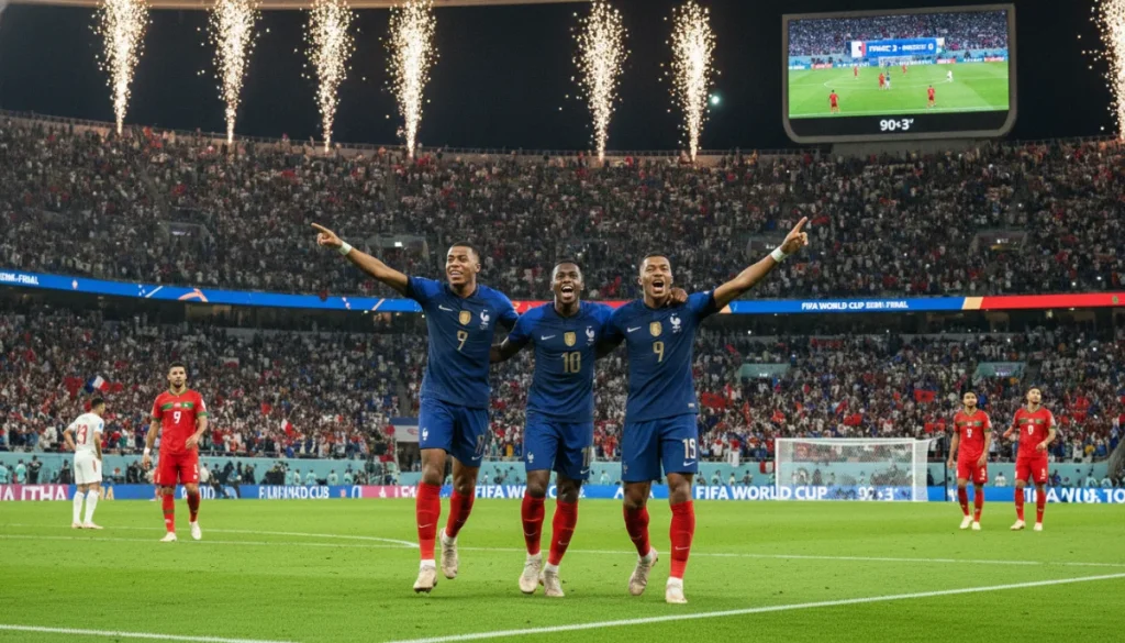 Fransa Fas’ı 2-0 Yendi: Mbappé ve Dembélé’nin Yarı Final Zaferi