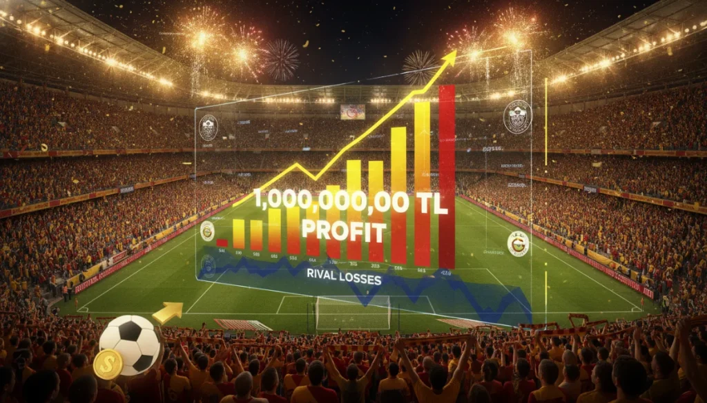 Süper Lig’de Finansal Uçurum: Galatasaray Karda Rakipler Zararda