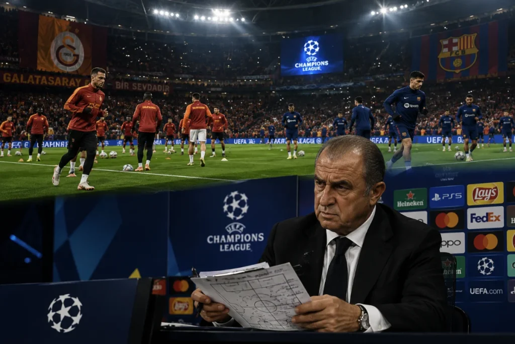 Fatih Terim UEFA Kimliğiyle Galatasaray-Barcelona Randevusunda