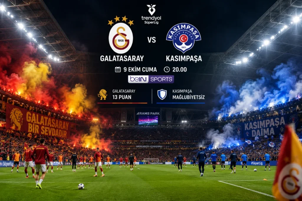 Galatasaray-Kasımpaşa Mücadelesi: Maç Takvimi ve Takım Analizleri